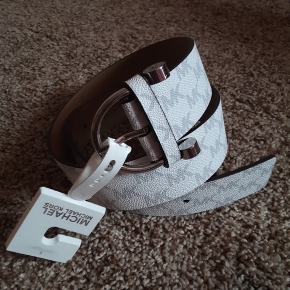 Michael Kors Accessories - Michael Kors White 42mm Harness Belt - NWT!